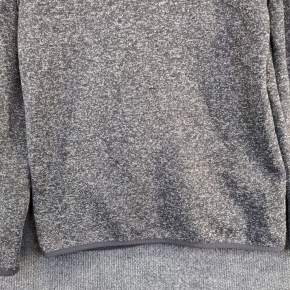 Champion Men's Notre Dame Full Zip Sweatshirt Gray Medium Long Sleeve Polyester - Picture 8 of 13